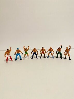 WWE Micro Aggression 2" Mini Action Figures Lot Wrestling Vintage Wrestler Toys